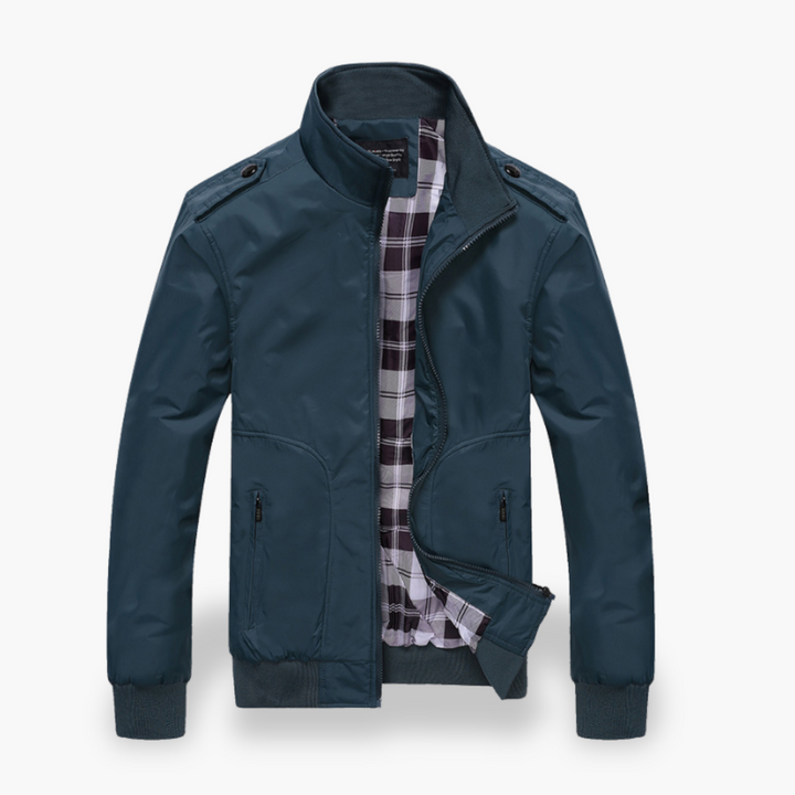 Giacca Uomo Casual con Zip e Colletto Alto | Altivaro