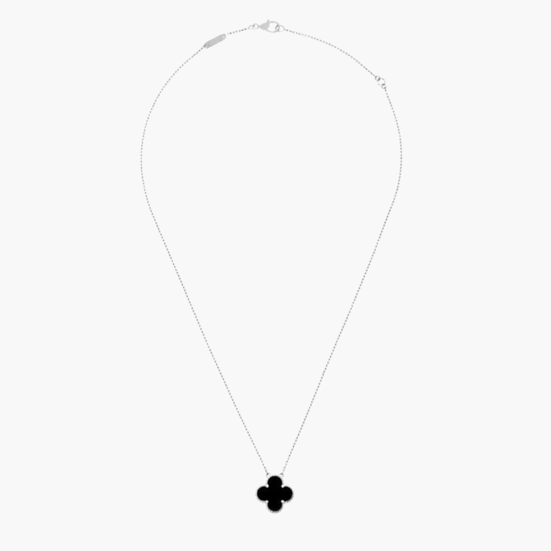 Collana Fiore con Bordo Argento | Altivaro
