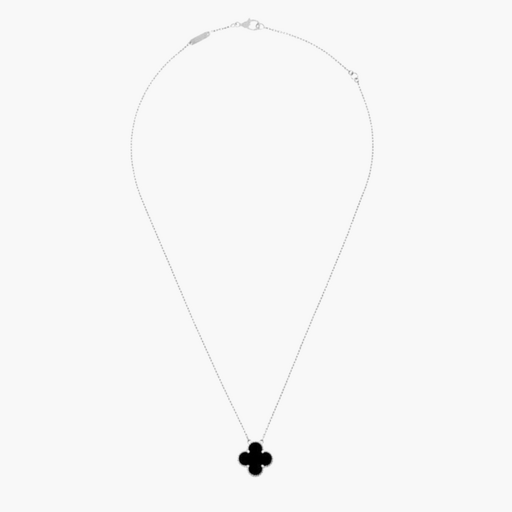 Collana Fiore con Bordo Argento | Altivaro
