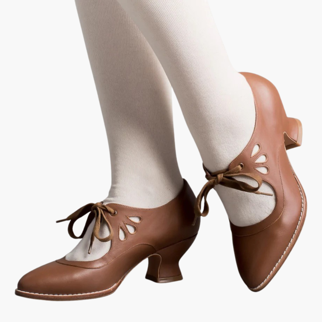 Scarpe Donna Ortopediche in Pelle con Tacco Medio | Altivaro