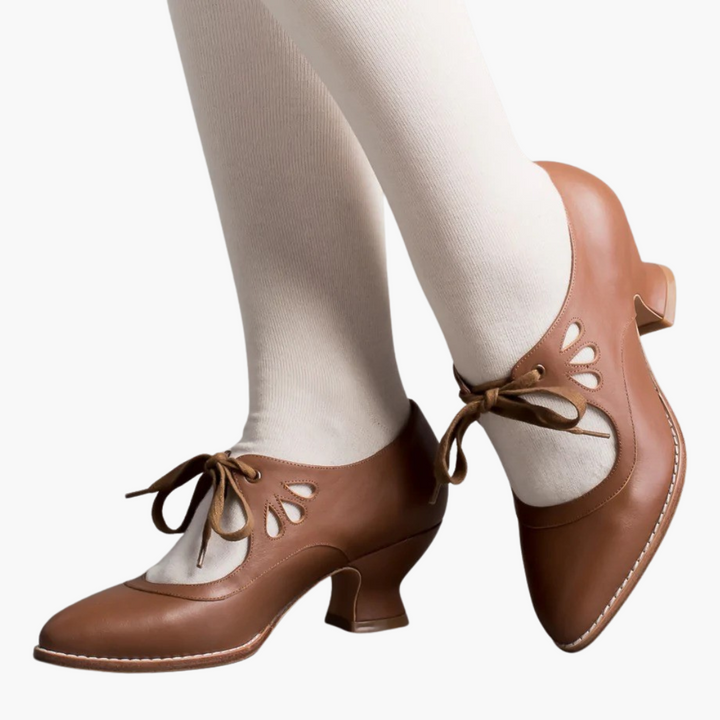 Scarpe Donna Ortopediche in Pelle con Tacco Medio | Altivaro