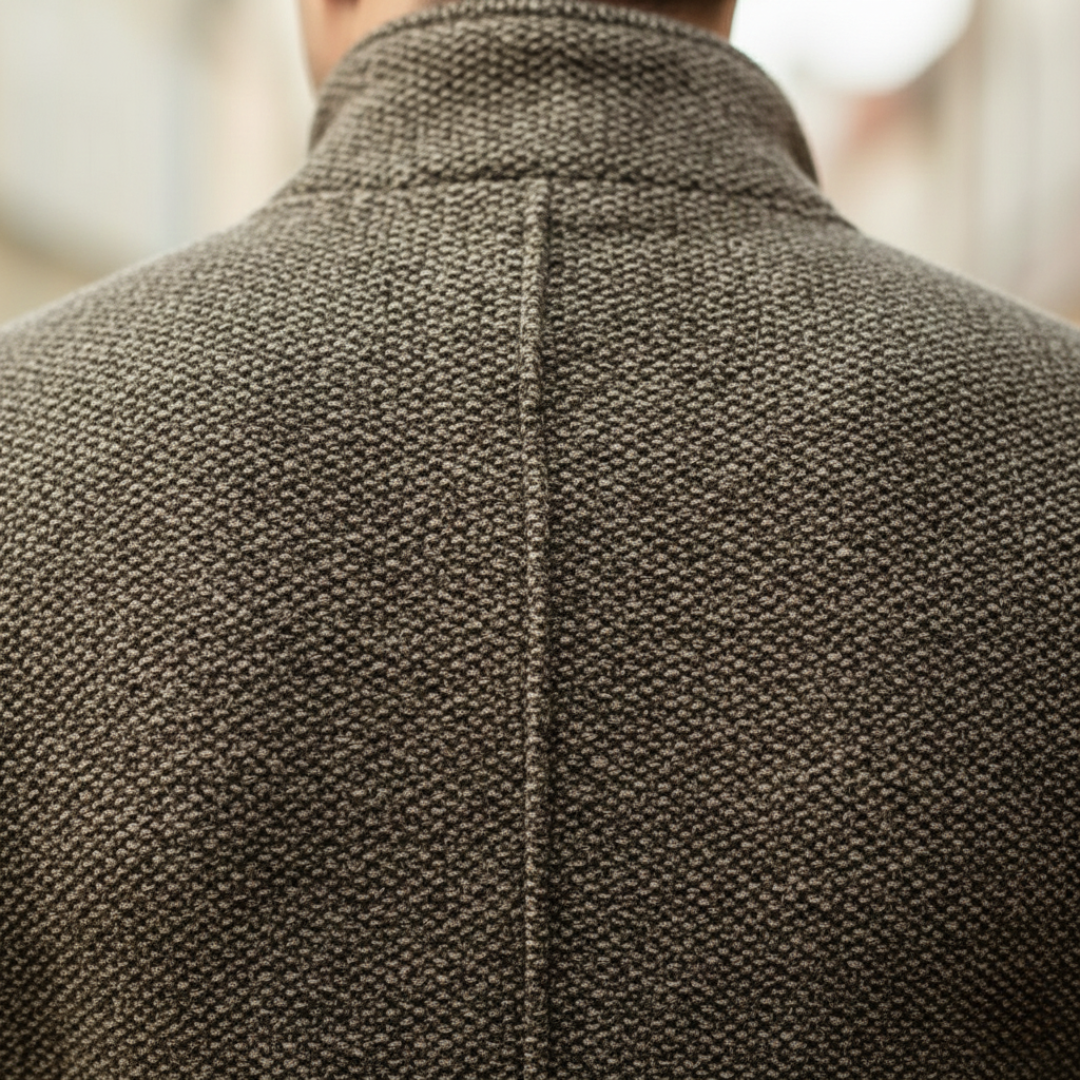 Herren Tweedjacke Slim Fit mit Knöpfen, Freizeitstil | Altivaro