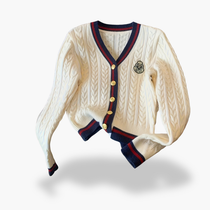Cardigan Donna Bianco in Maglia | Altivaro