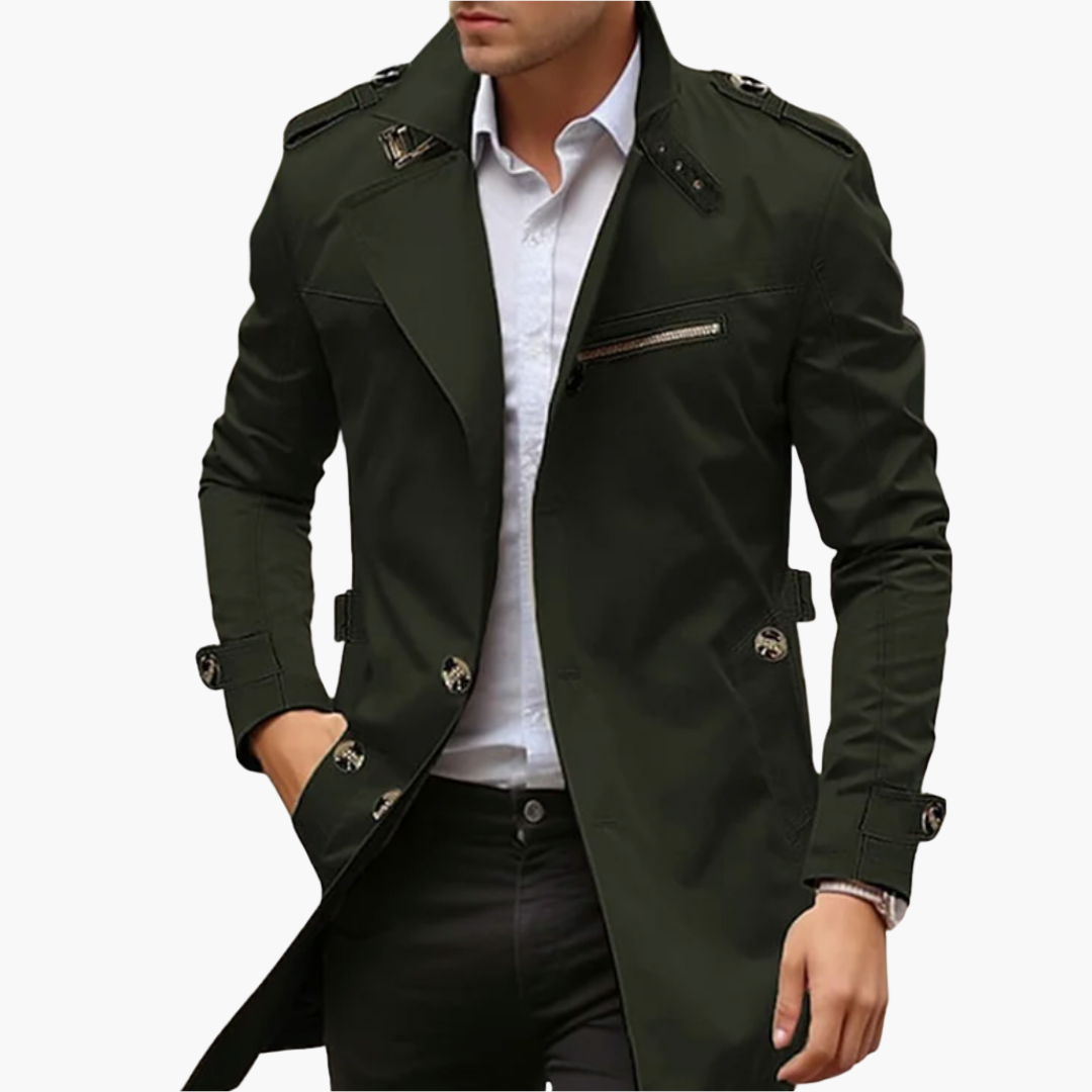 Trench Uomo con Bottoni | Altivaro