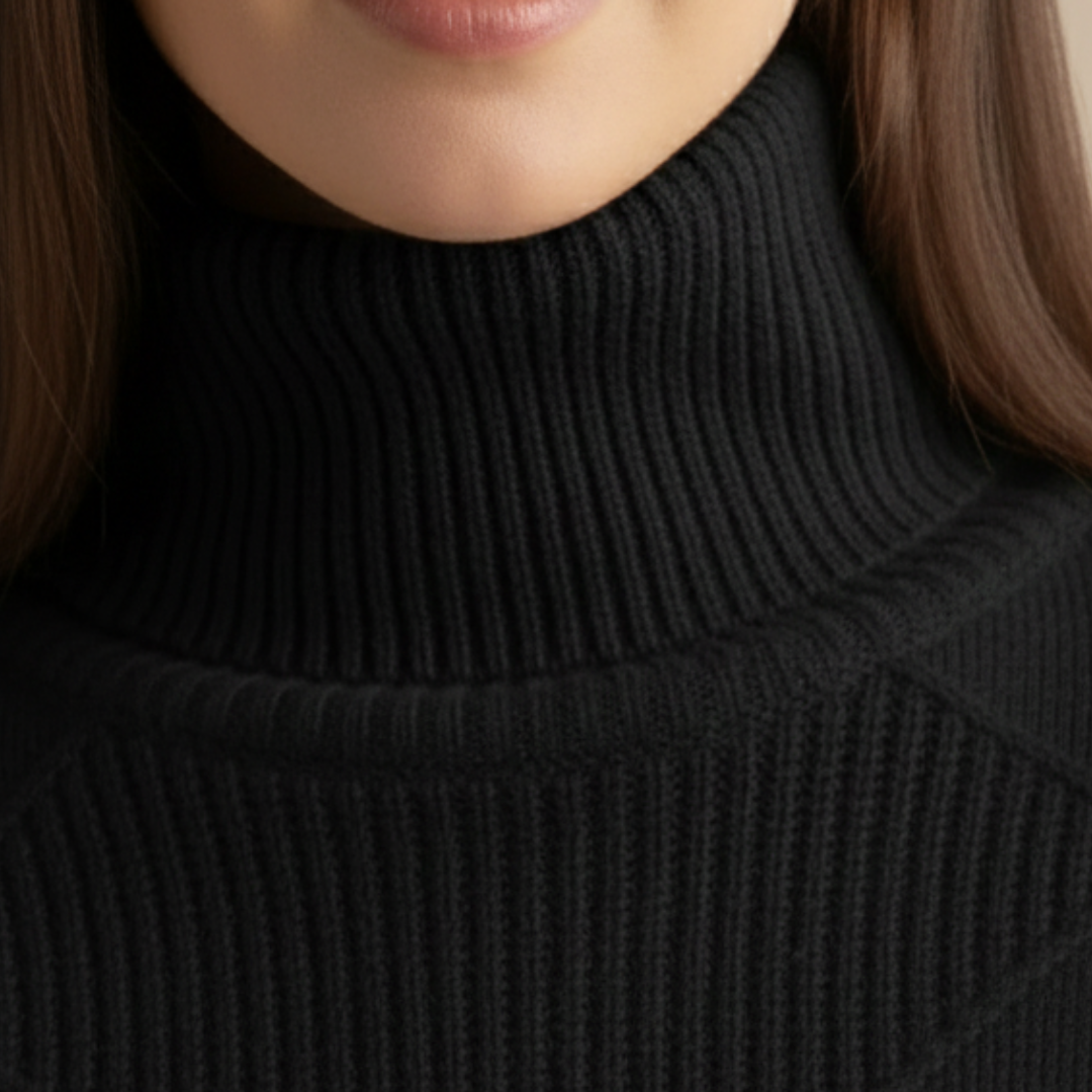 Maglione donna collo alto in lana | Altivaro