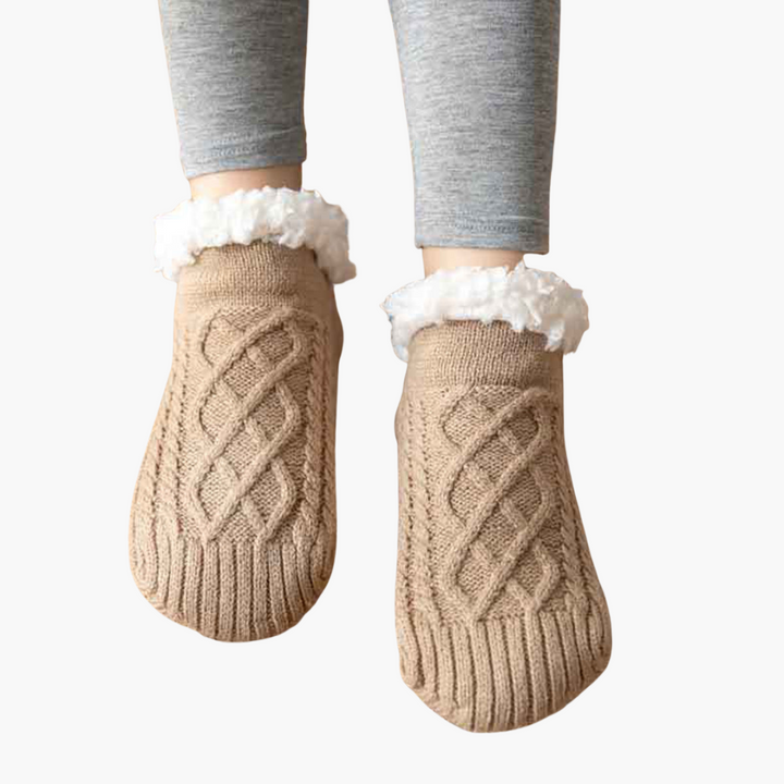 Winter Non-Slip Plush Knit Socks | Altivaro