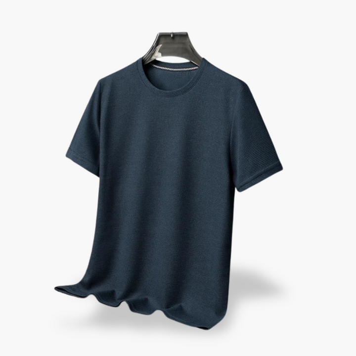 T-Shirt Uomo Waffle in Cotone | Altivaro