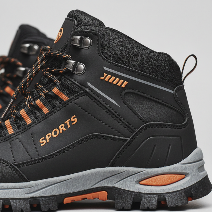 Herren Trekking-Schuhe Orthopädisch aus Technischem Gewebe mit Schnürsenkeln | Altivaro