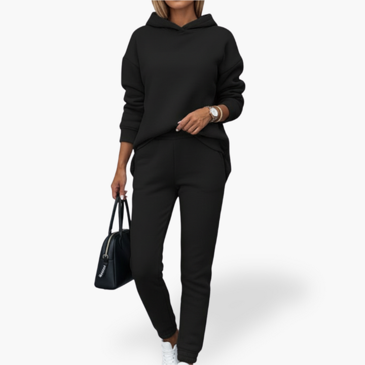 Completo Sportivo Donna con Felpa con Cappuccio e Pantaloni | Altivaro