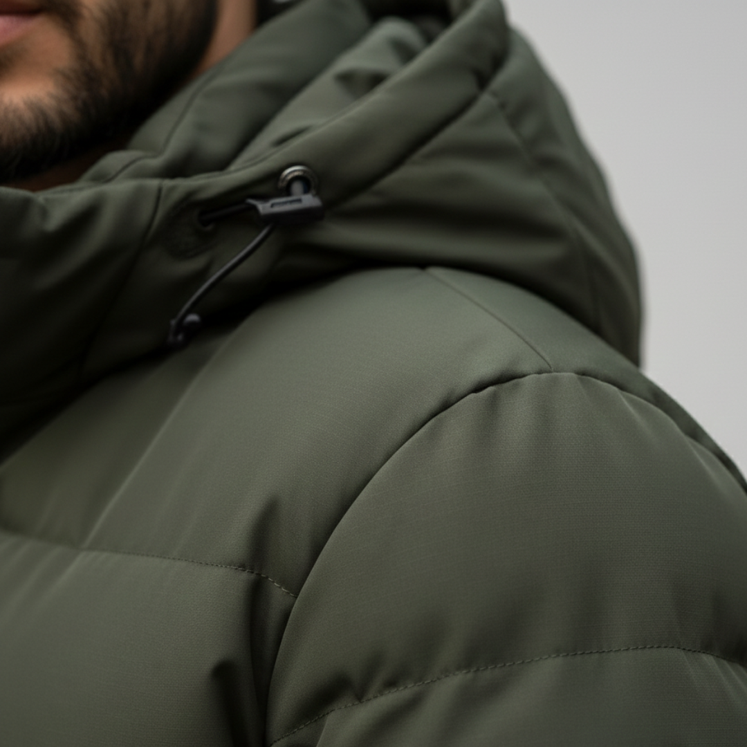 Herren Daunenjacke Wasserdicht Thermisch Mit Kapuze | Altivaro