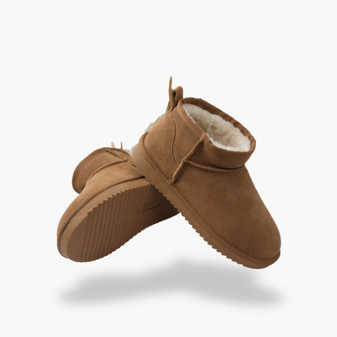 Women's Winter Orthopedic Ankle Boots in Suede Leather | Altivaro