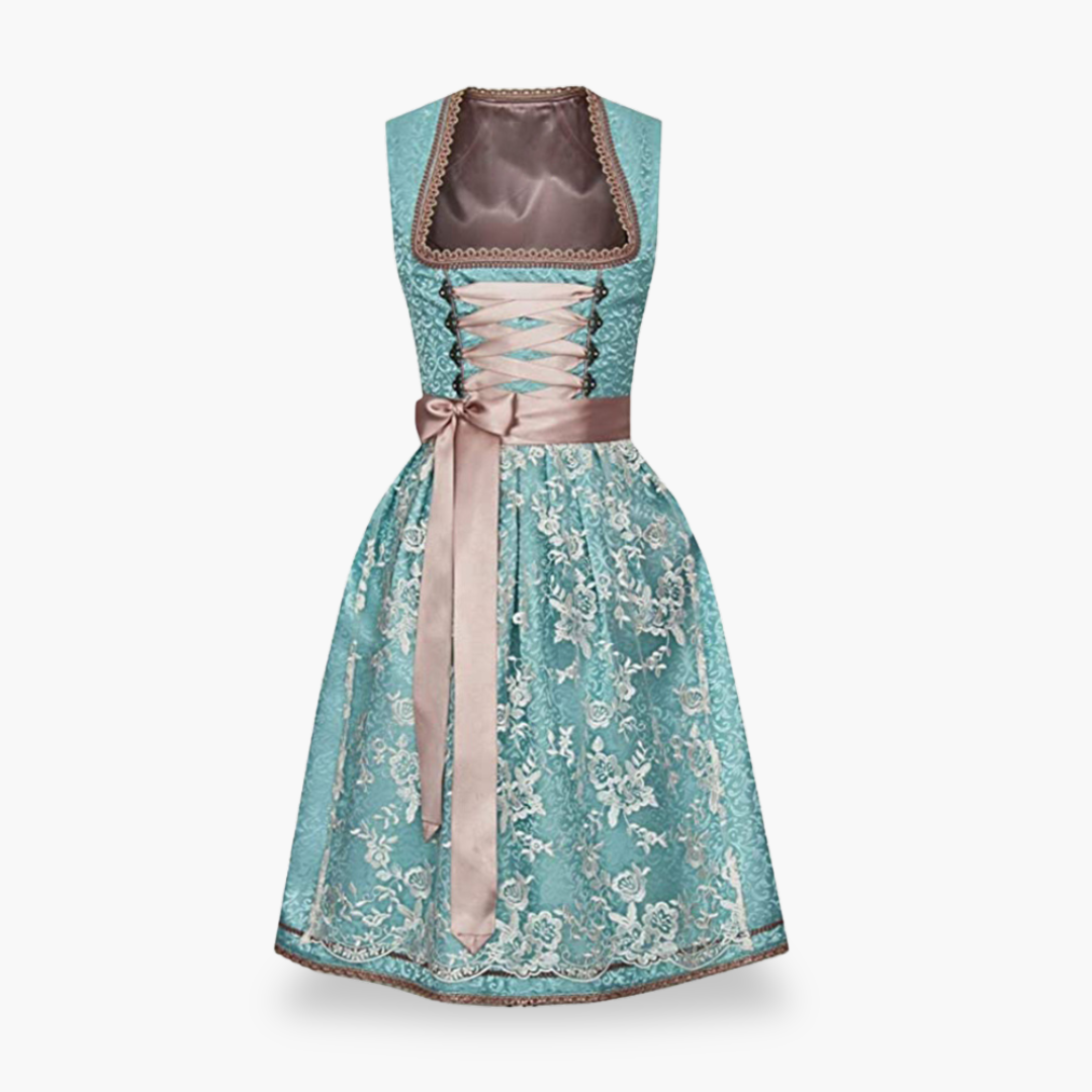 Abito Tradizionale Dirndl da Donna con Grembiule in Pizzo | Altivaro