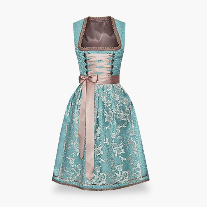 Abito Tradizionale Dirndl da Donna con Grembiule in Pizzo | Altivaro