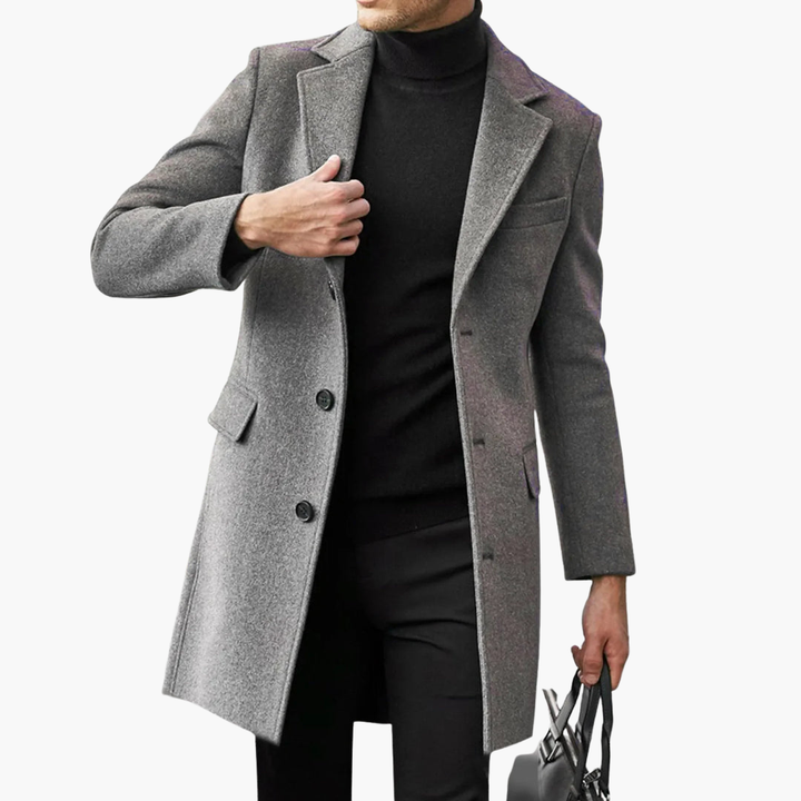 Cappotto Uomo in Lana con Bottoni | Altivaro