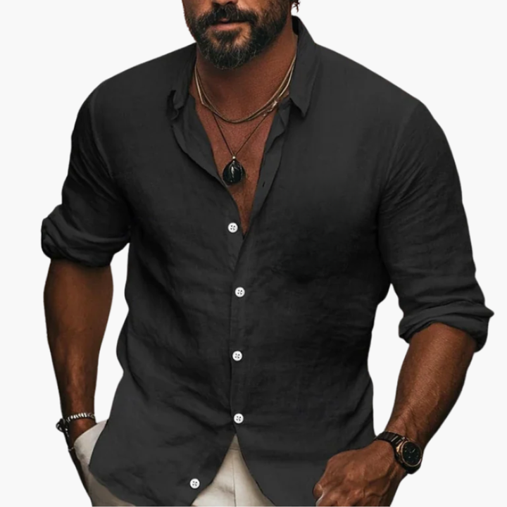 Camicia Uomo con Colletto e Maniche Lunghe | Altivaro