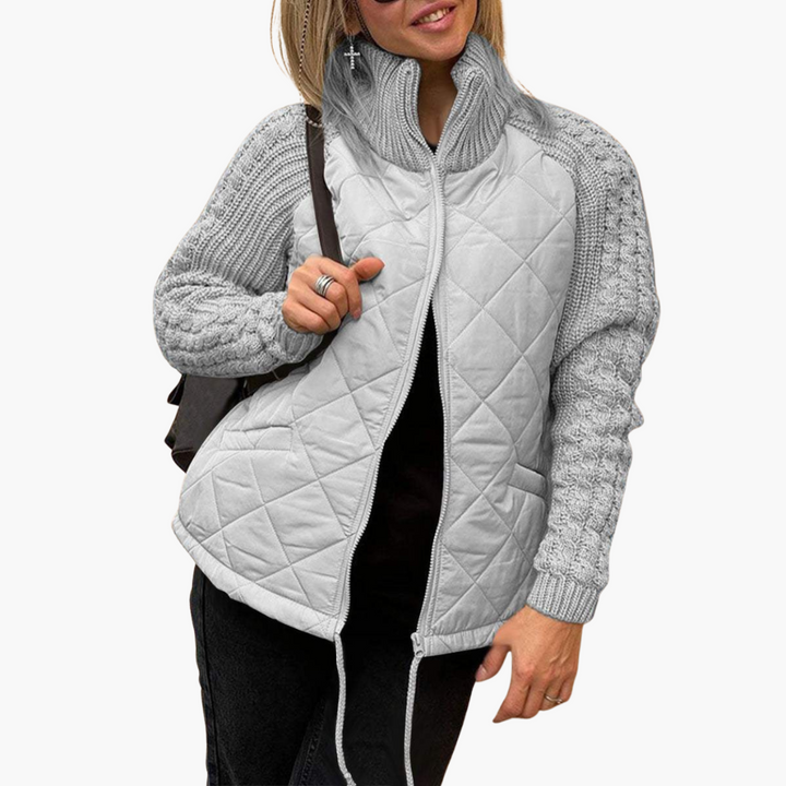 Giacca Donna Trapuntata Maniche Maglia Invernale | Altivaro