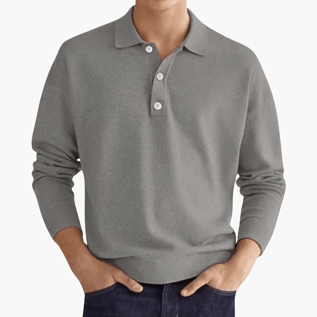 Maglia Polo Uomo a Maniche Lunghe | Altivaro