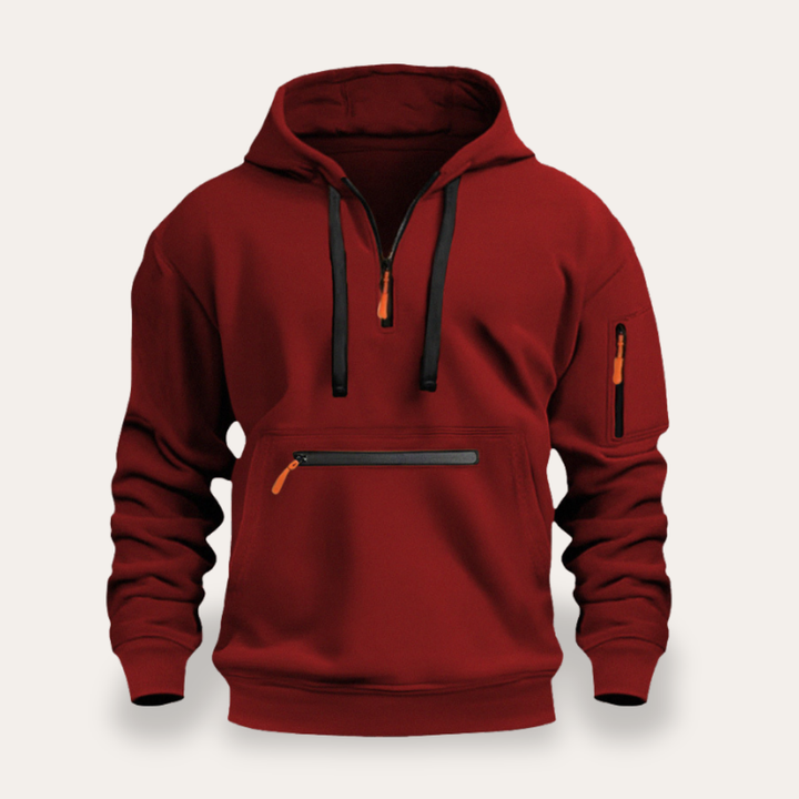 Men's Bomber Casual Jacket Pockets Ribbed Sporty | Altivaro