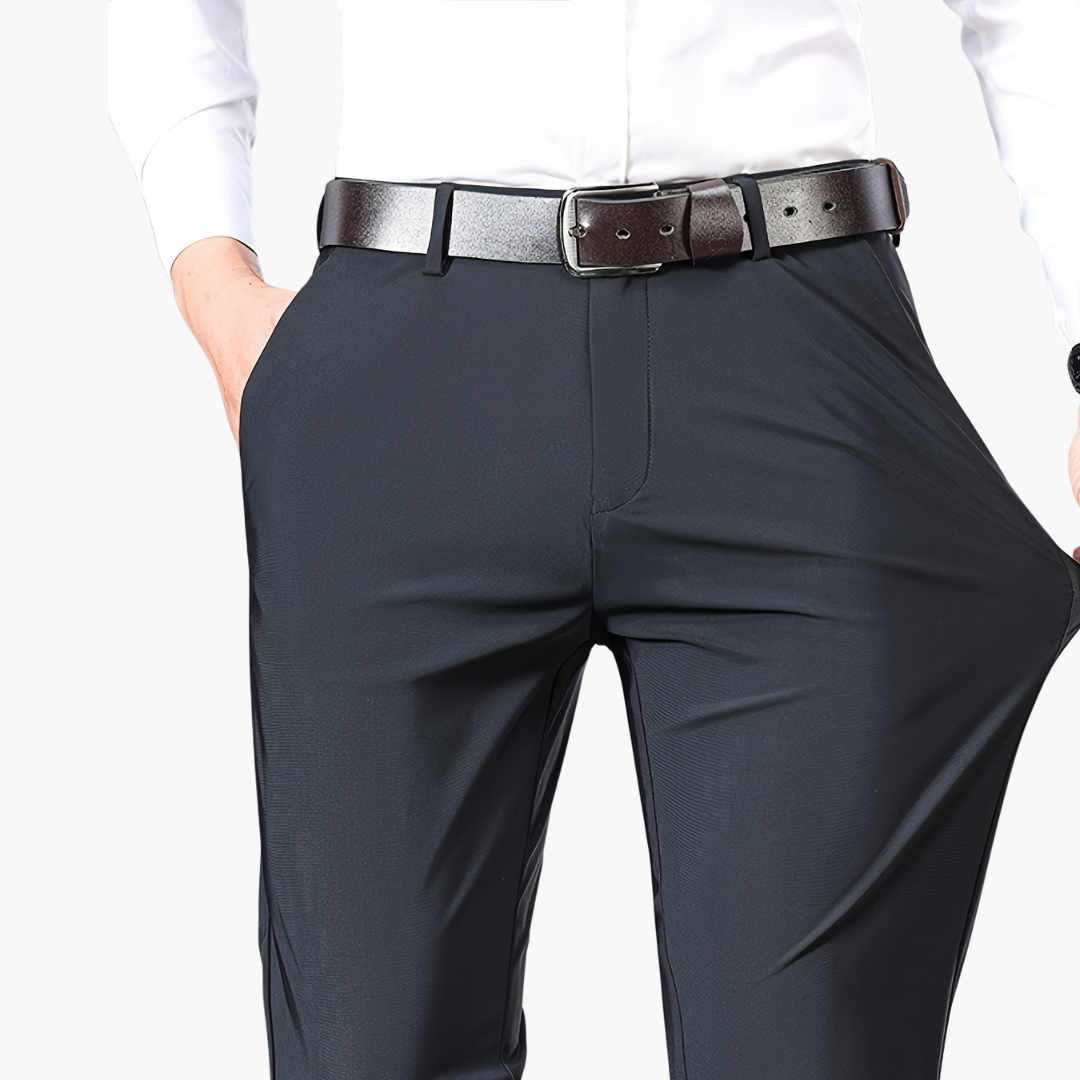 Pantaloni Uomo Eleganti in Tessuto Leggero | Altivaro