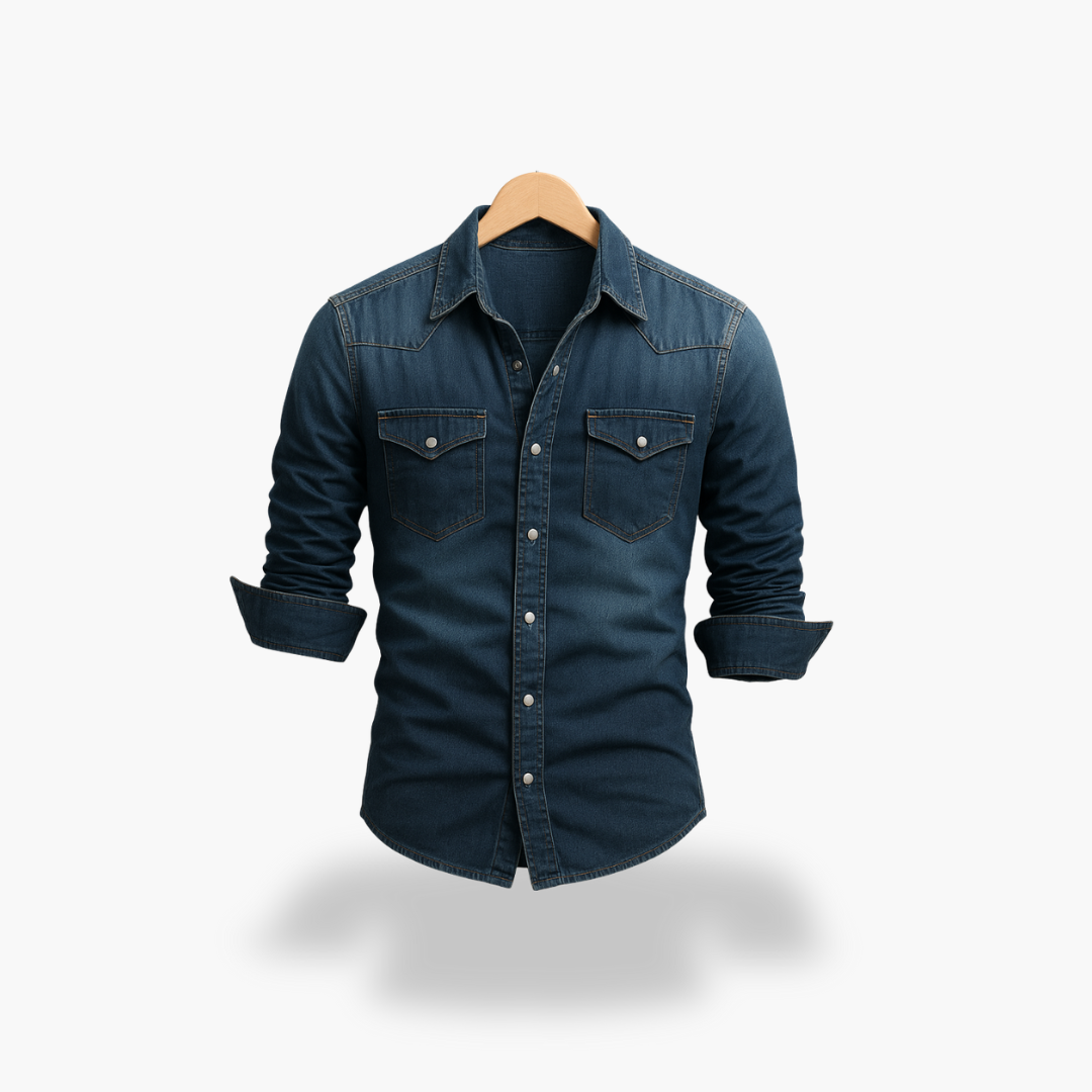 Camicia con Bottoni Frontali e Maniche Lunghe per Uomo | Altivaro