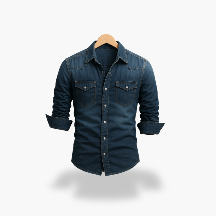 Camicia con Bottoni Frontali e Maniche Lunghe per Uomo | Altivaro