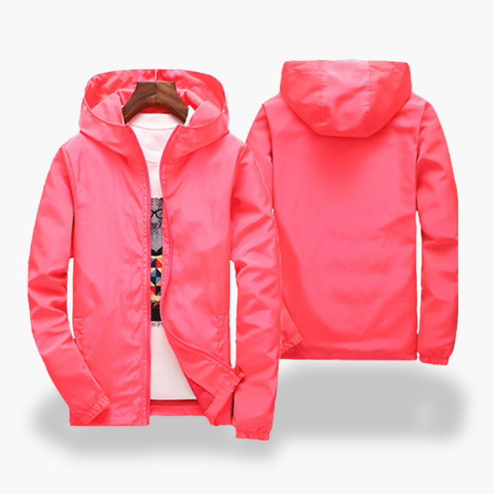 Men's Lightweight Waterproof Windbreaker Jacket with Hood | Altivaro