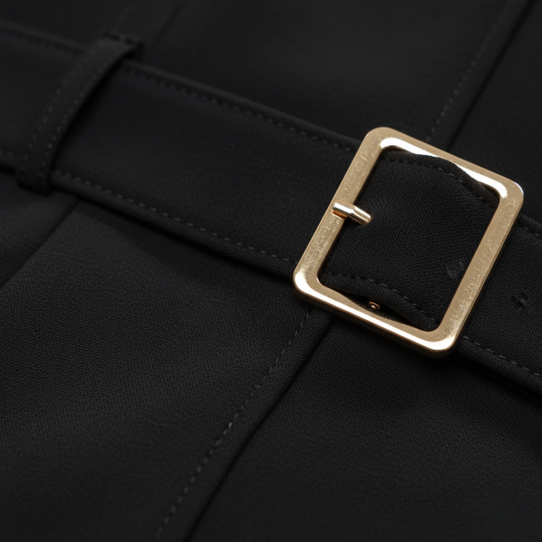 Abito da Donna Nero con Cintura | Altivaro