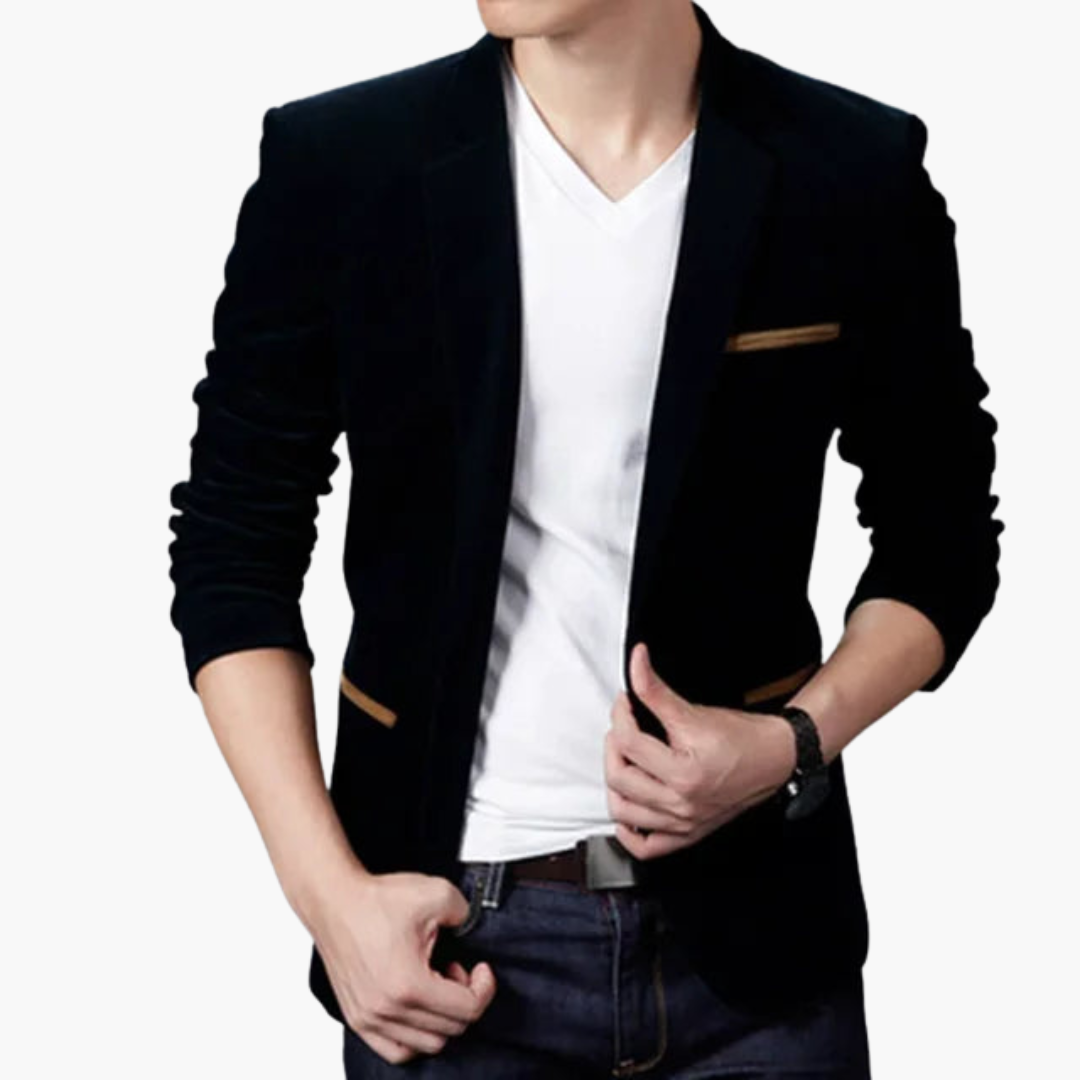 Giacca Uomo Slim Fit in Velluto Elegante | Altivaro