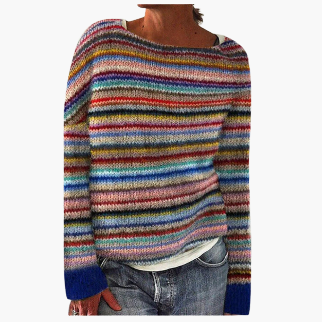 Maglione Donna Girocollo a Fantasia | Altivaro