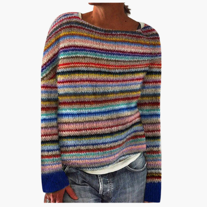 Maglione Donna Girocollo a Fantasia | Altivaro