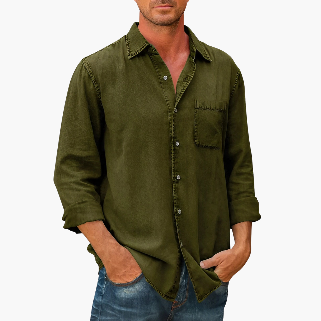Men's Suede Shirt | Altivaro