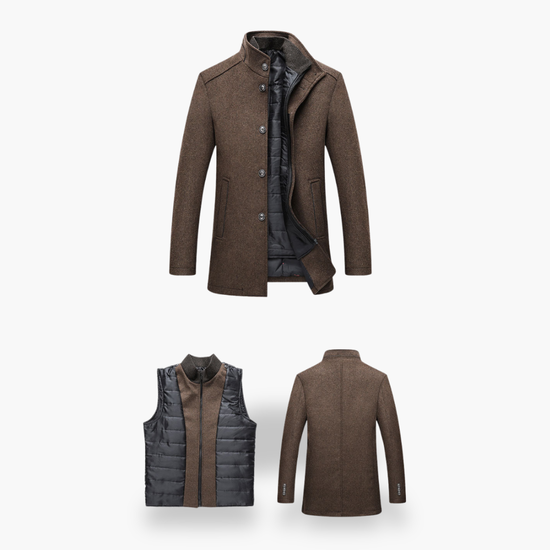 Giacca da Uomo con Piumino Interno, Cappotto | Altivaro