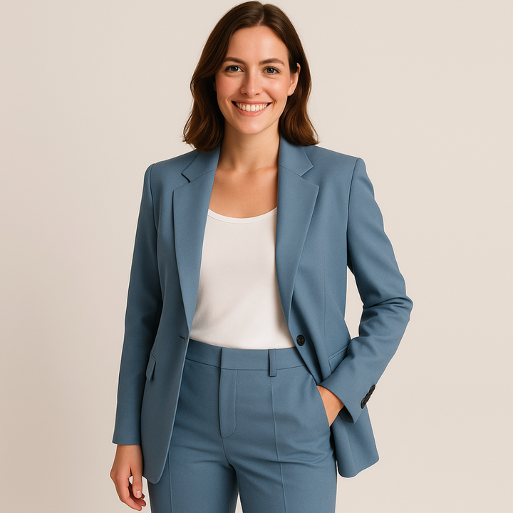 Tailleur Elegante da Donna – Completo Giacca e Pantalone Slim Fit per Cerimonia o Lavoro | Altivaro