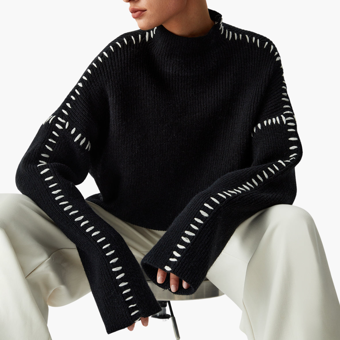 Maglione Donna Lana Collo Alto | Altivaro
