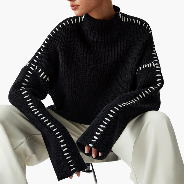 Maglione Donna Lana Collo Alto | Altivaro