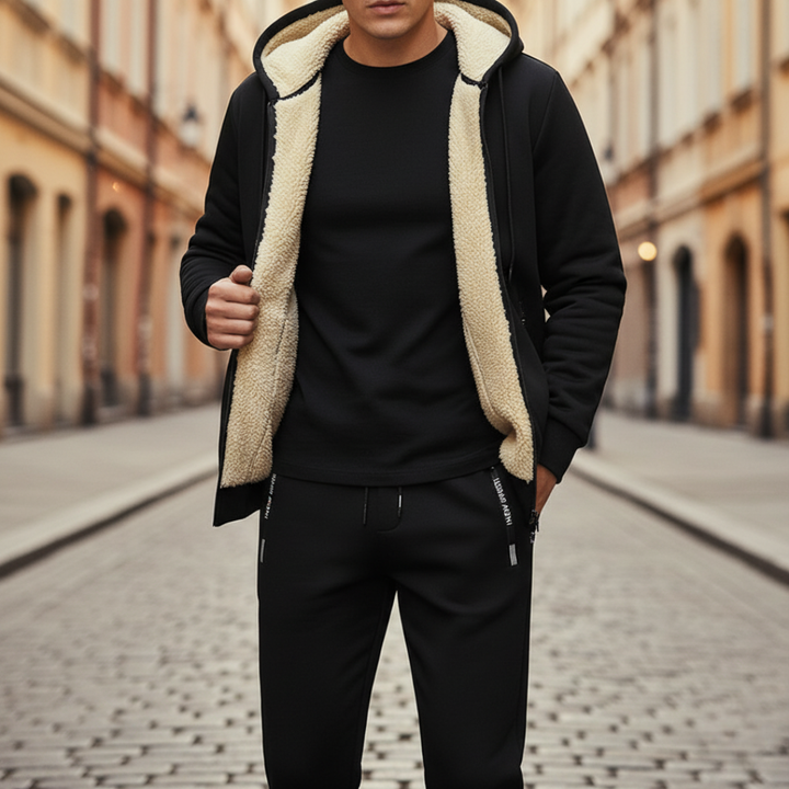 Herren Steppjacke mit Kapuze | Altivaro