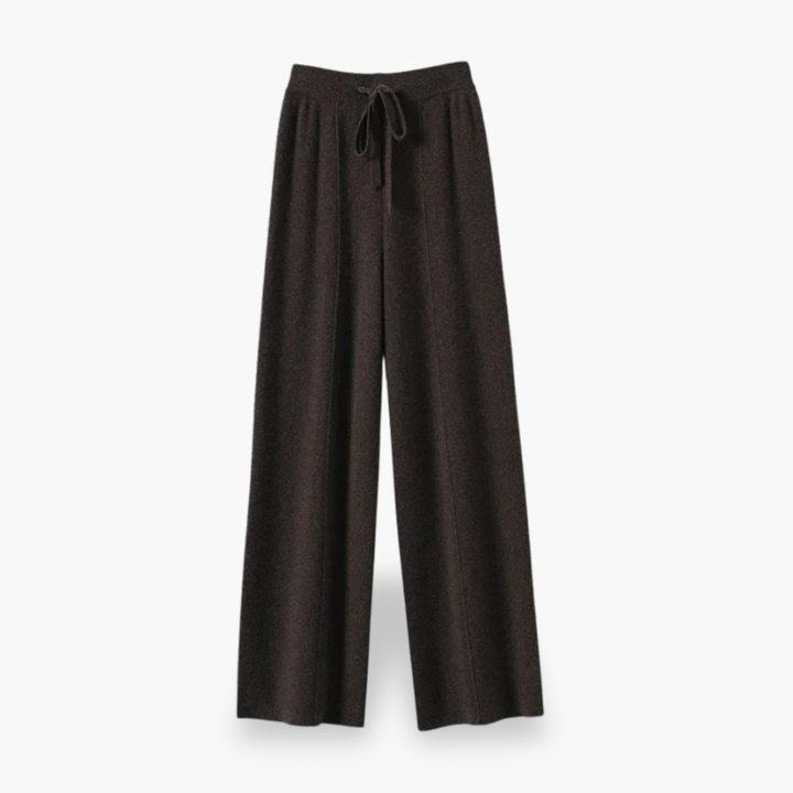 Wide Women's Pants with Drawstring in Fabric | Altivaro