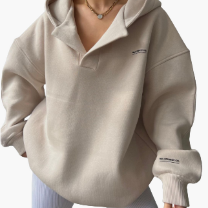 Felpa Donna con Cappuccio e Zip | Altivaro