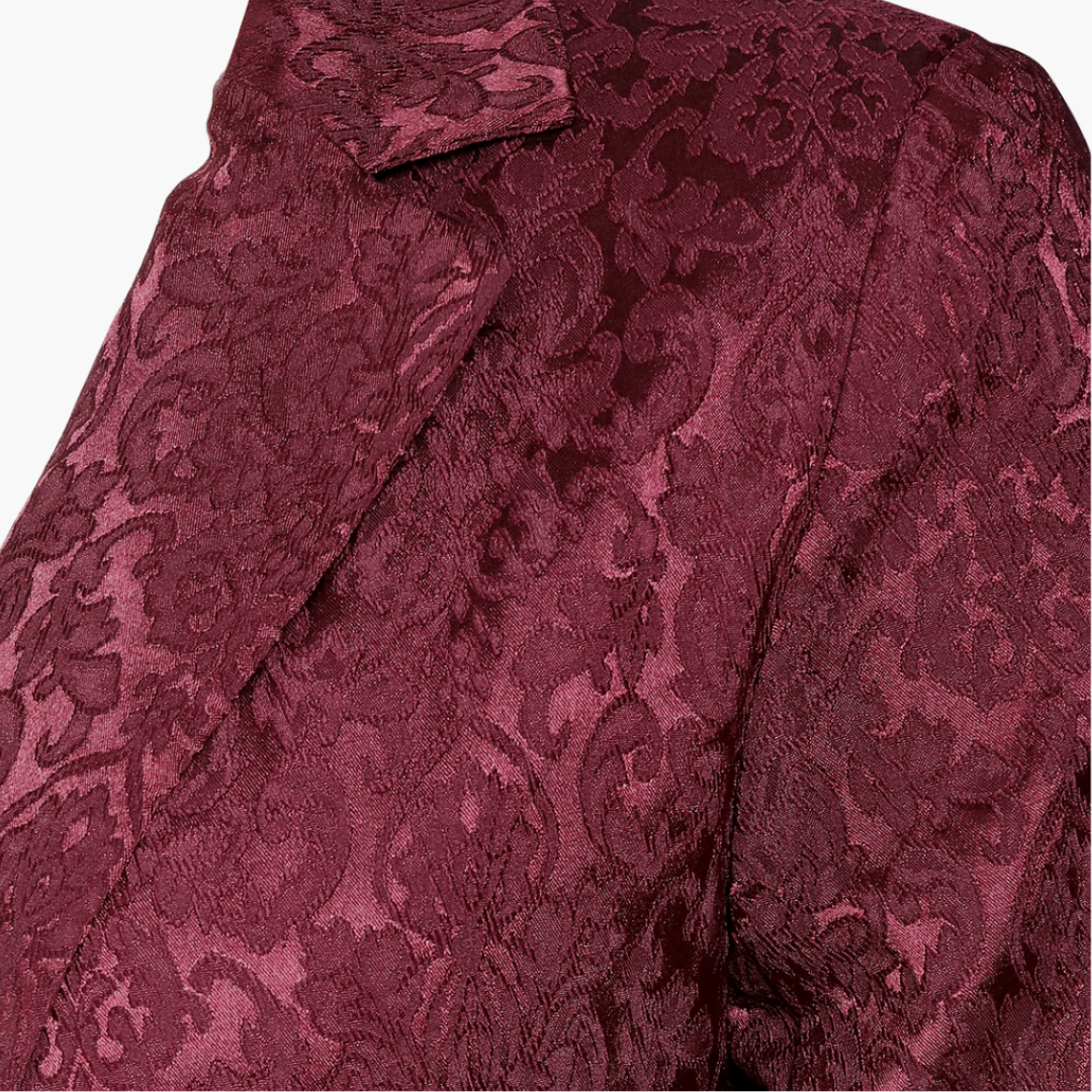 Women's Jacquard Tailored Blazer Jacket | Altivaro