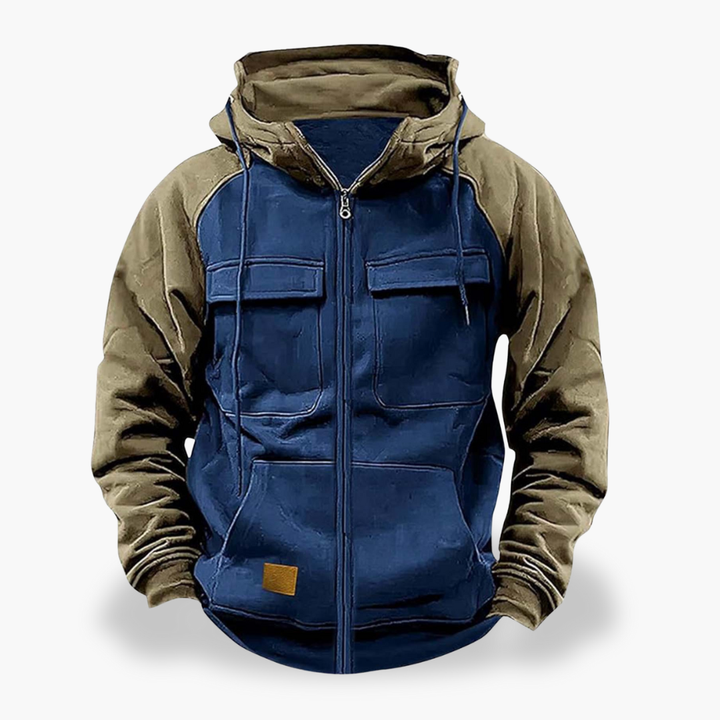 Men's Hoodie with Pockets and Zip | Altivaro