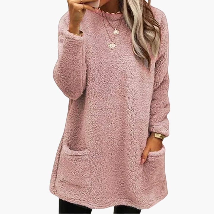 Maglione Donna Invernale Lungo Caldo Peluche Tasconi | Altivaro