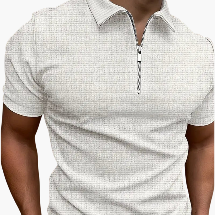 Polo Uomo Mezza Zip in Maglia Estiva | Altivaro