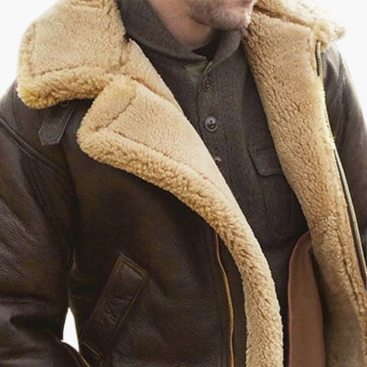 Giacca Uomo Pelle Fodera Shearling Invernale | Altivaro