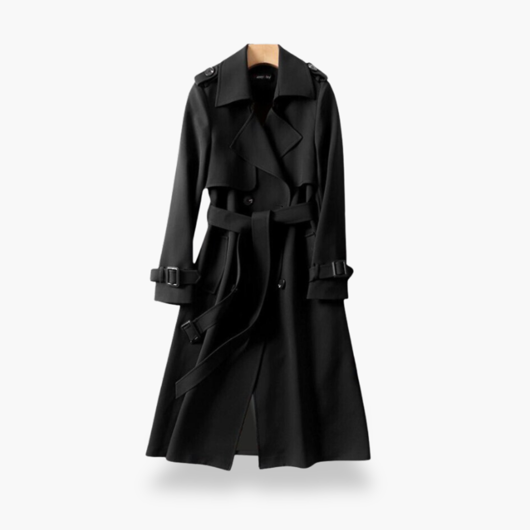 Trench Donna Lungo Doppiopetto in Cotone | Altivaro