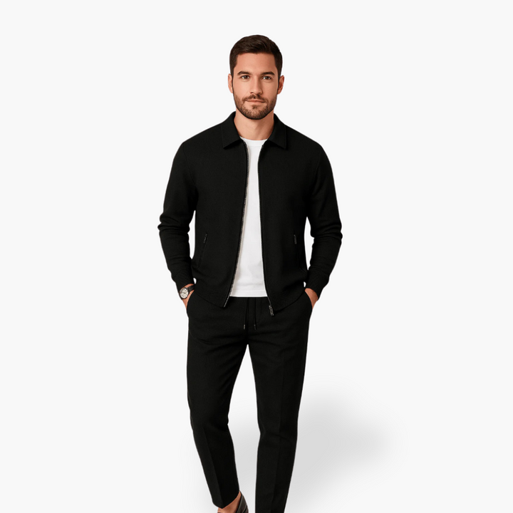 Completo Uomo in Maglia Waffle con Giacca e Pantaloni | Altivaro