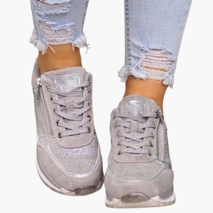 Sneakers Donna con Zip e Suola Comfort | Altivaro