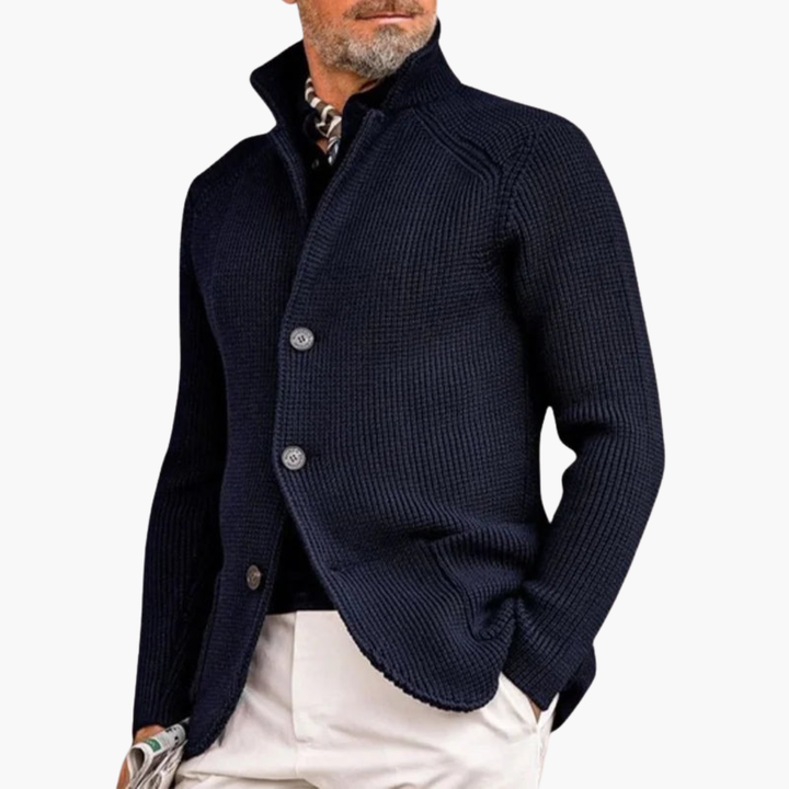 Giacca Uomo in Maglia con Bottoni Elegante | Altivaro