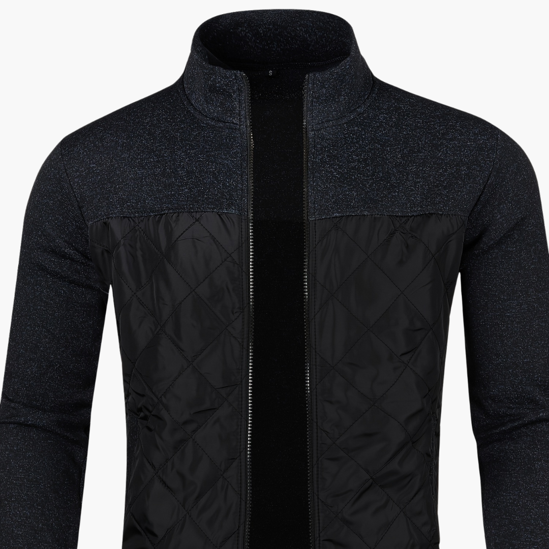 Giacca uomo con zip, in tessuto misto | Altivaro