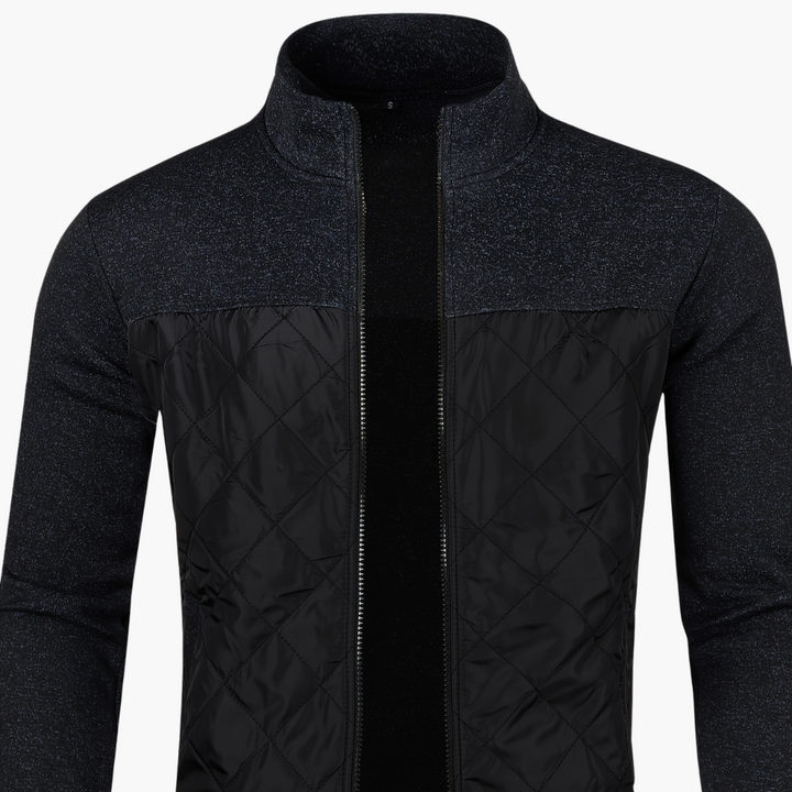 Giacca uomo con zip, in tessuto misto | Altivaro