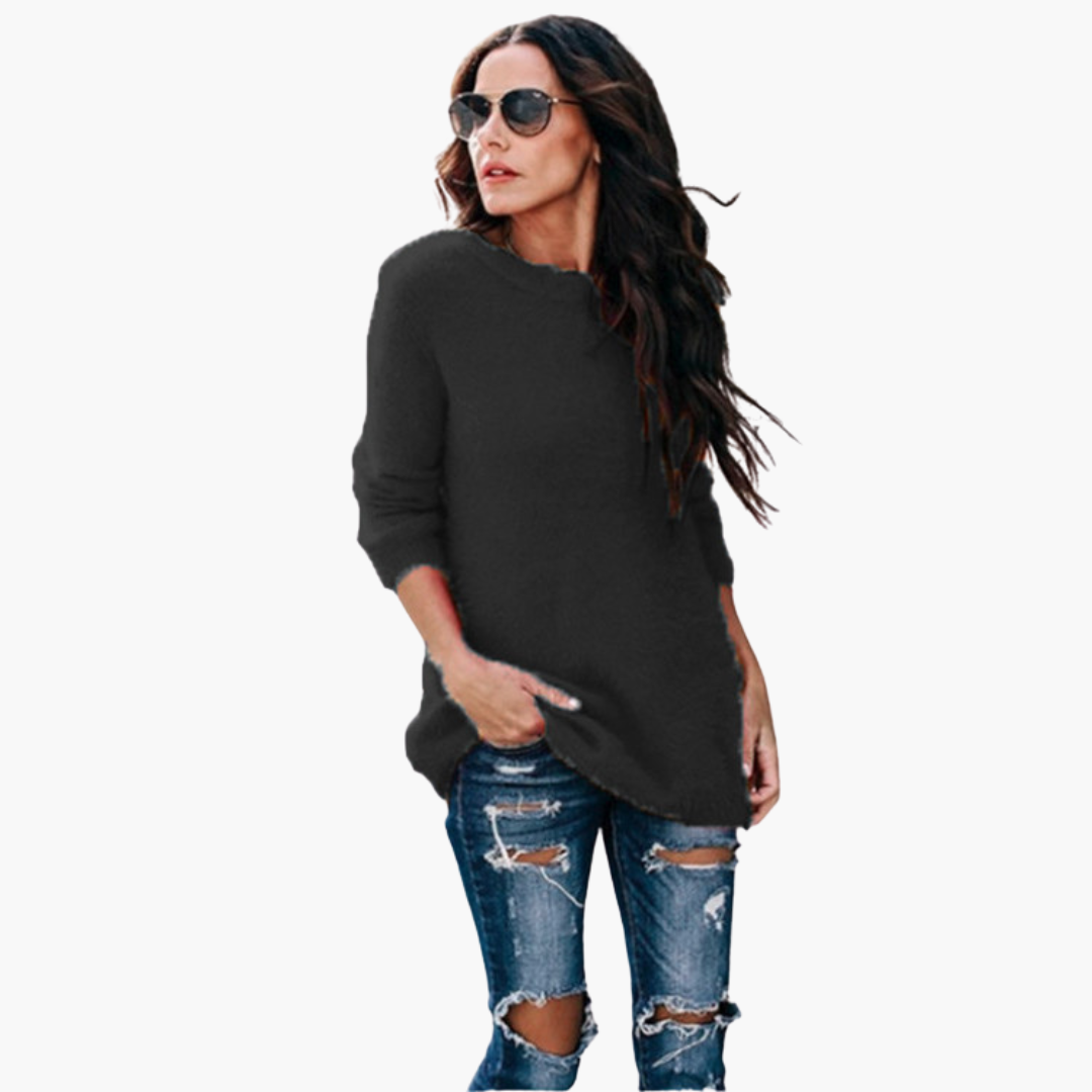 Maglione Donna Morbido Lavorato a Maglia con Maniche Lunghe | Altivaro